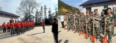 以演筑防 以练备战 ——平江县梅仙镇开展“三防”应急实战演练