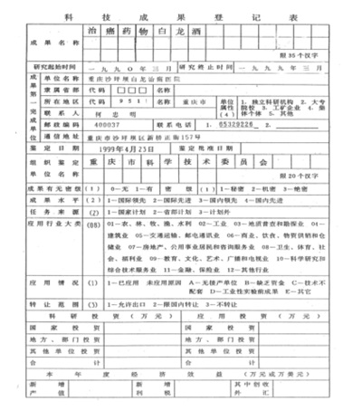 中药创新药白龙酒治疗癌症一直居世界领先水平